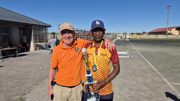 Peter in Beaufort West bij toernooi Stars in their Eyes